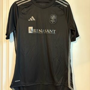 New Black Adidas Nashville SC Soccer Jersey